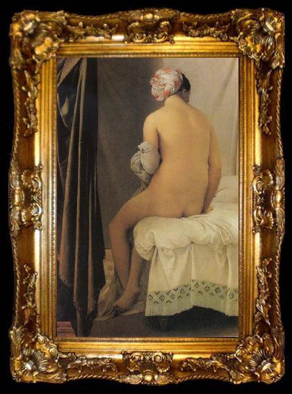 framed  Jean-Auguste Dominique Ingres Valpincon Bather, ta009-2