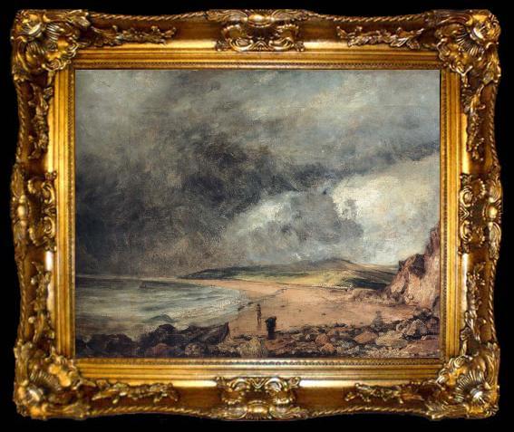 framed  John Constable Weymouth Bay, ta009-2