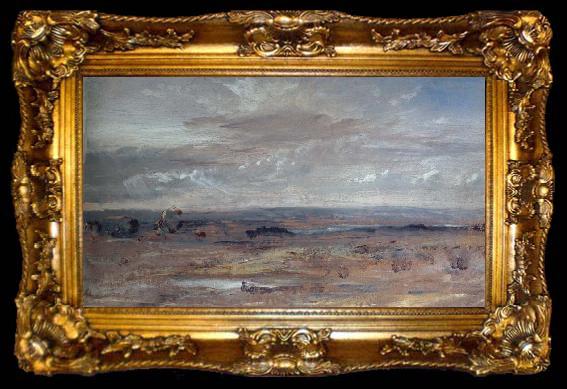 framed  John Constable A View at Hampstead Evening 31 july 1822, ta009-2