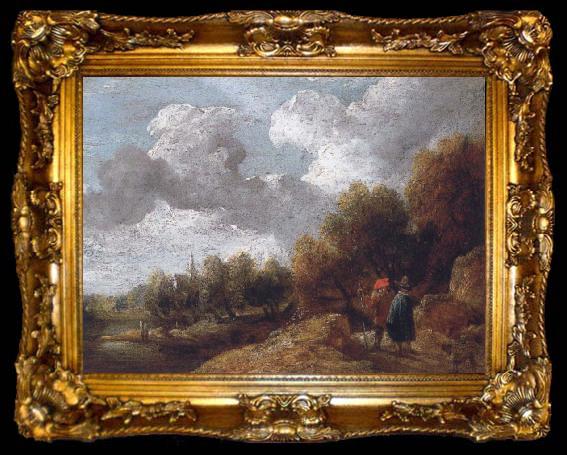 framed  John Constable Landscape, ta009-2