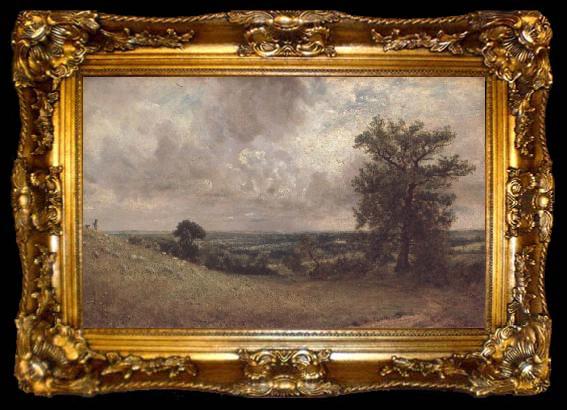 framed  John Constable West End Fields,Hampstead,noon, ta009-2