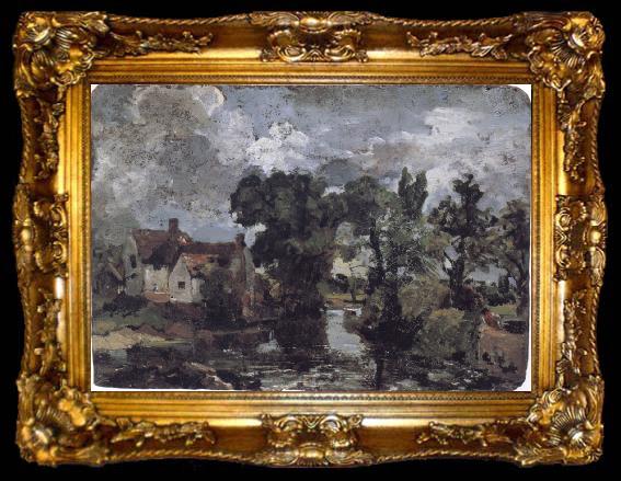 framed  John Constable The Mill Stream, ta009-2