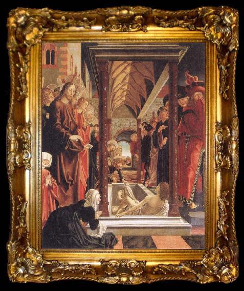 framed  PACHER, Michael The Resurrection of Lazarus, ta009-2