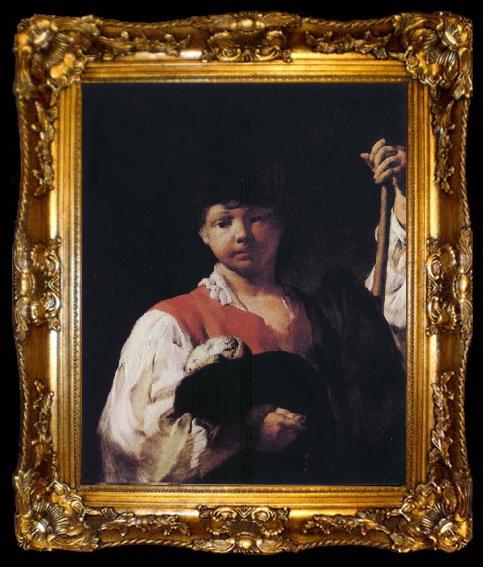 framed  PIAZZETTA, Giovanni Battista Beggar Boy, ta009-2
