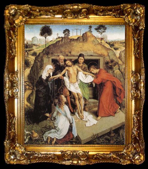 framed  Roger Van Der Weyden Entombment, ta009-2