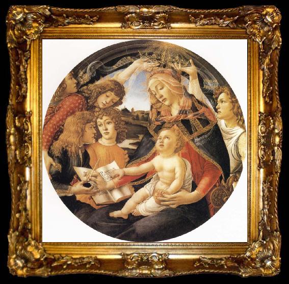 framed  Sandro Botticelli Madonna del Magnificat, ta009-2