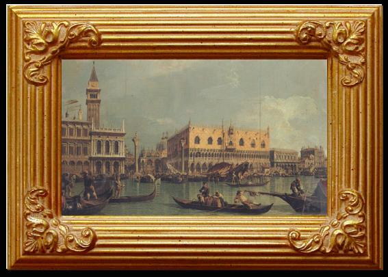 Canaletto La Piazzetta e il Palazzo Kucale dal bacino di S.Marco (mk21)
